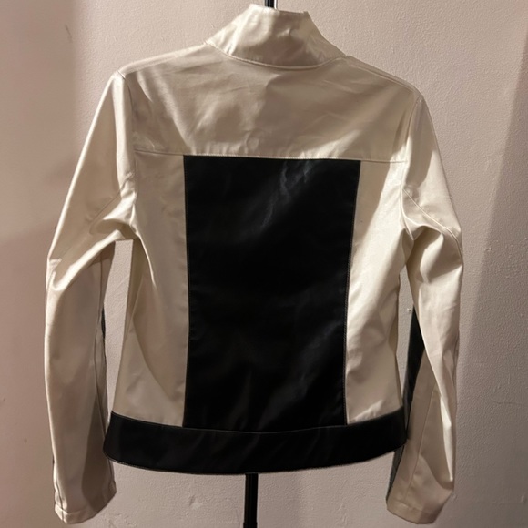 Crop Baseball Racing Jacket - Picture 3 of 3